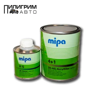 Акриловый грунт Mipa 4+1 HS белый 1л