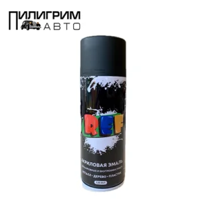 REF Черная матовая краска аэрозоль 520мл