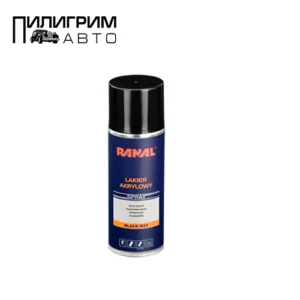 Ranal Черная матовая краска аэрозоль 450мл