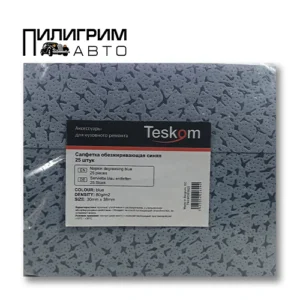 Салфетка обезжиривающая TESKOM, синяя 30*38см (плотность 80г/м2)